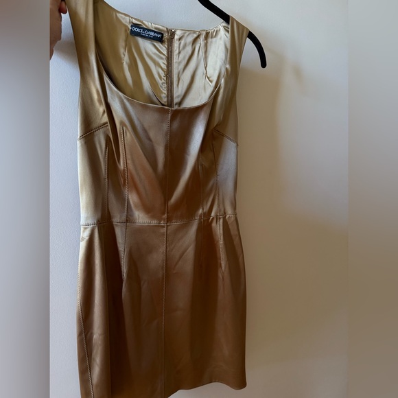 Vintage satin Dolce & Gabbana dress - Picture 2 of 4